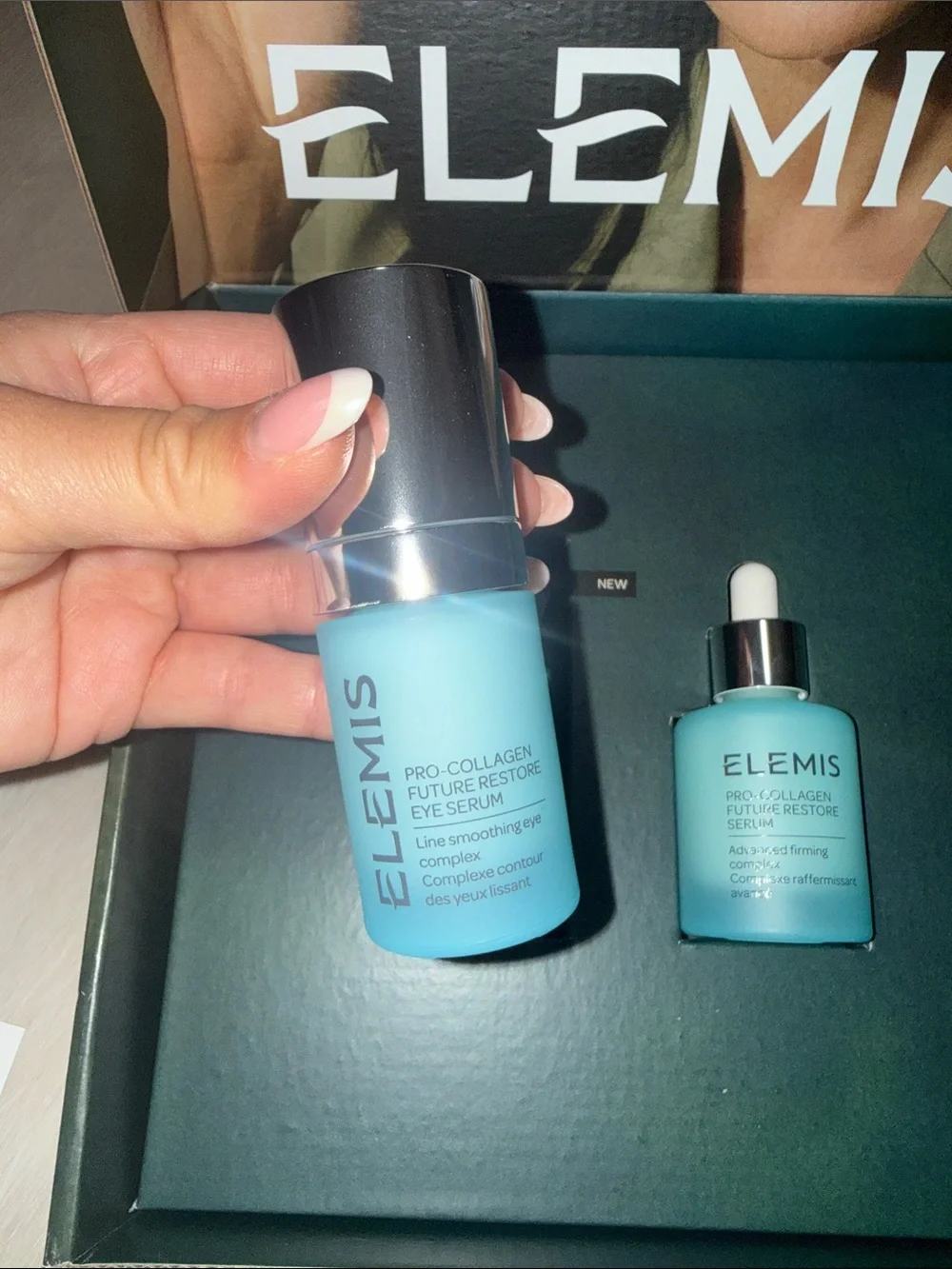 Elemis Pro-Collagen Turquoise Serum PR Box